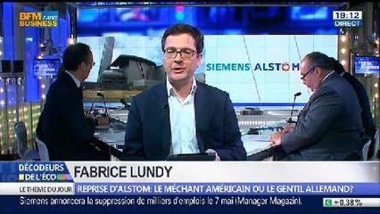 Reprise d’Alstom: le groupe va-t-il choisir le méchant américain ou le gentil allemand ?, dans Les Décodeurs de l'éco - 28/04 1/5
