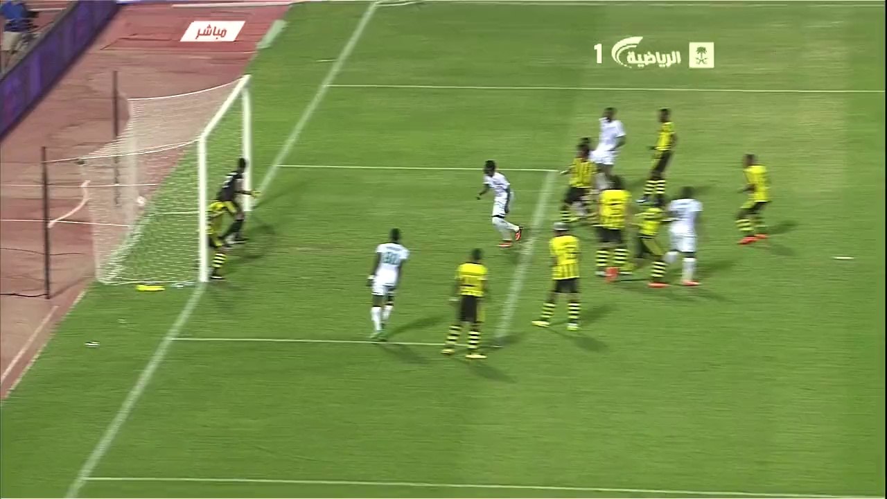 هدف الاهلي الاول من محمد امان في الاتحاد - الاهلي 2-1 الاتحاد - ذهاب نصف نهائي كأس الملك - 19/04/2014 HD