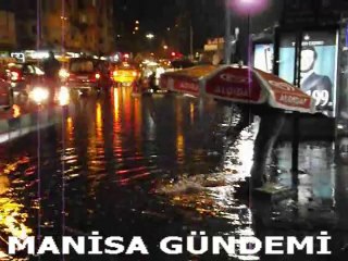 MANİSA OTOGAR'INI SEL BASTI