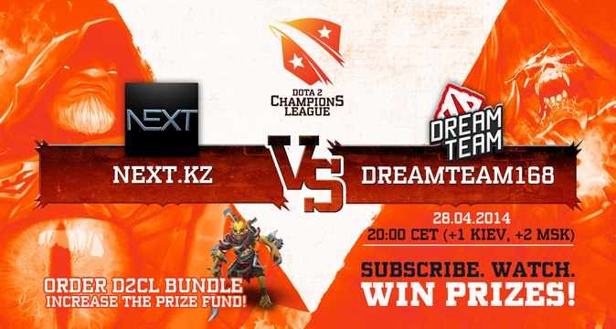 Next.kz vs DT 168 game 2 @ D2CL S3 RU