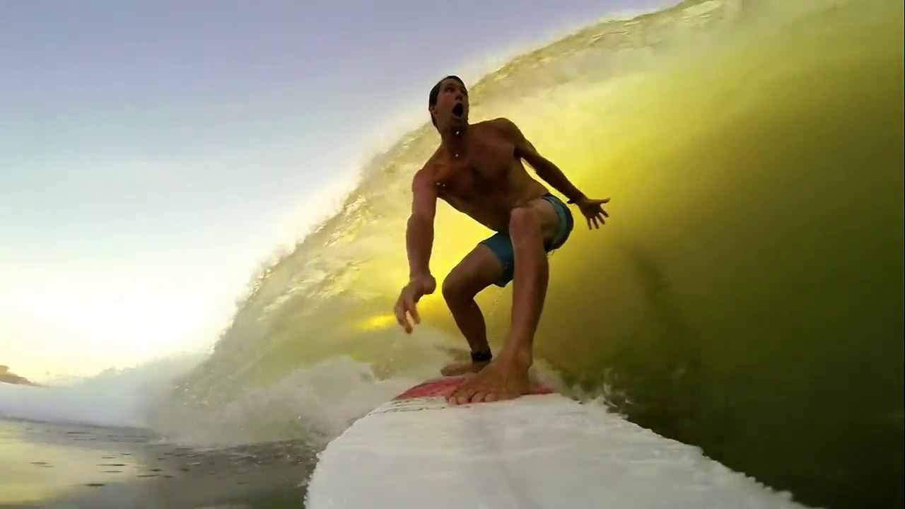 Journée parfaite pour un Surfer : vagues, potes, animaux et Gopro. Que du bonheur!