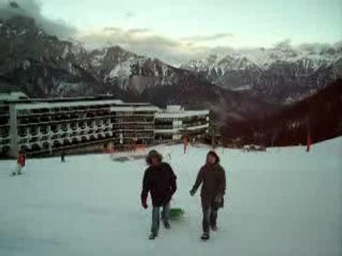 Luge à la neige Puy St Vincent Alpes