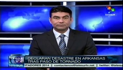 Arkansas, estado más golpeado por fuertes huracanes en EE.UU.