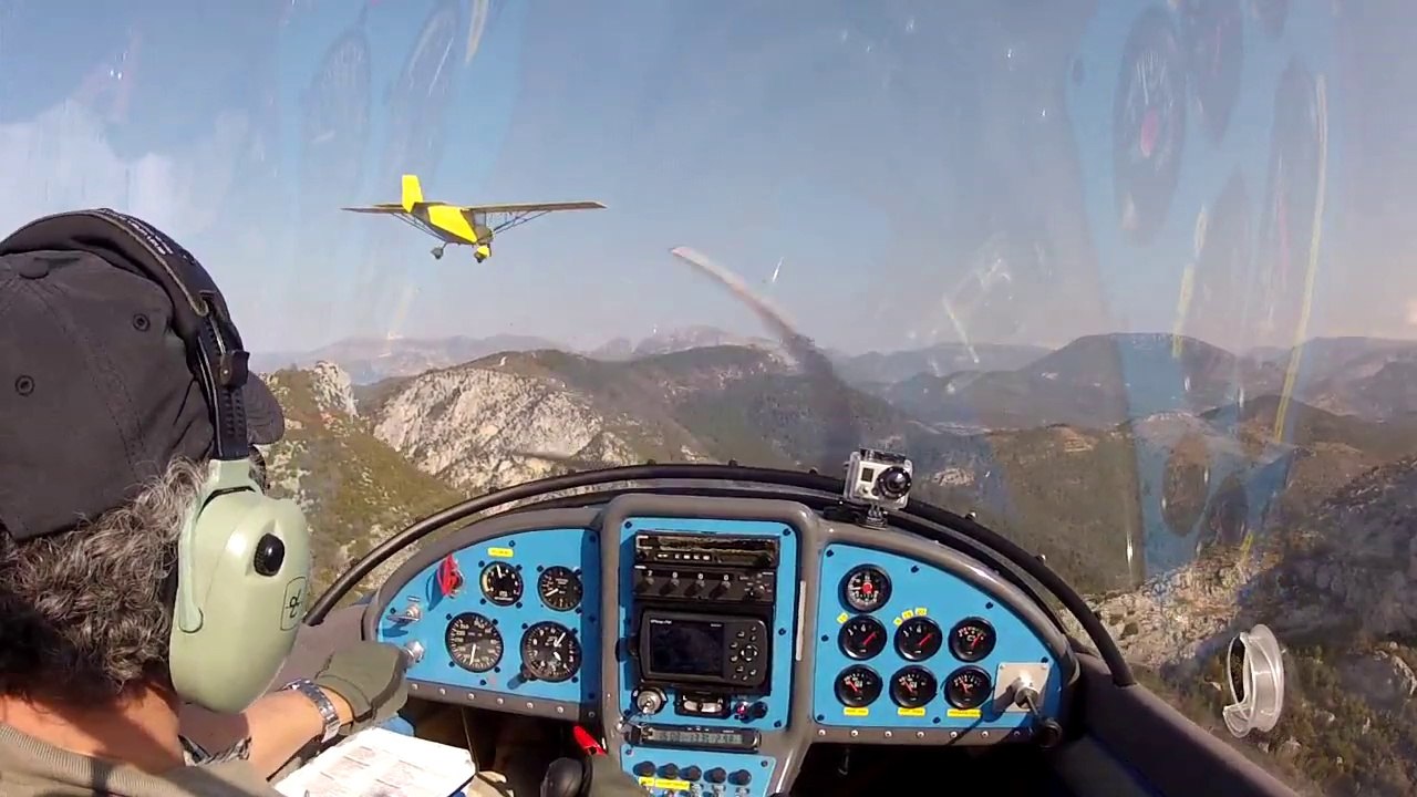 Vol en formation de patrouille baptême de l'air en avion léger