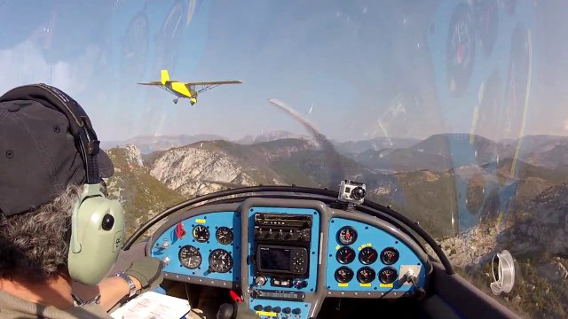 Vol en formation de patrouille baptême de l'air en avion léger