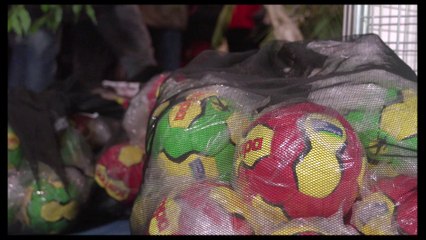Des ballons pour les jeunes sportifs