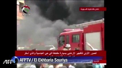 Car bomb, rocket fire kill 45 in Syria's Homs
