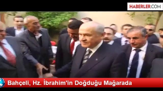 Bahçeli, Hz. İbrahim'in Doğduğu Mağarada