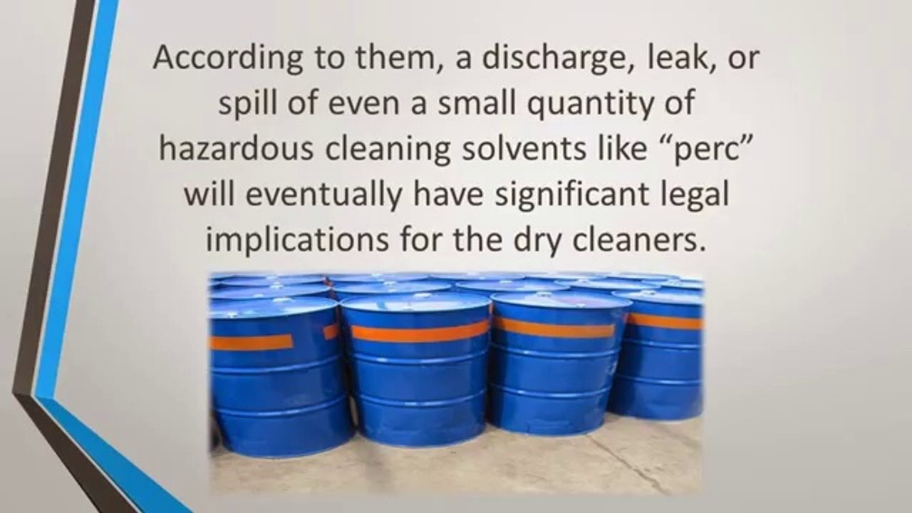 Lawyers Disclose Best Environmental Management Practices for Dry Cleaners