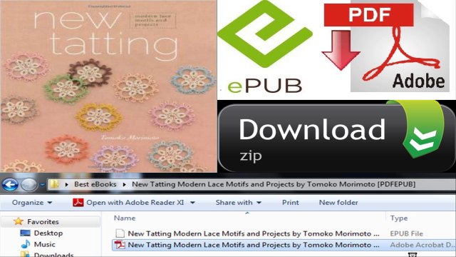 [Download eBook] New Tatting: Modern Lace Motifs and Projects by Tomoko Morimoto [PDF/EPUB]