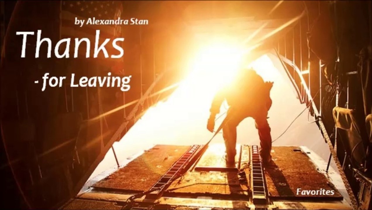 Thanks For Leaving by Alexandra Stan (Favorites)