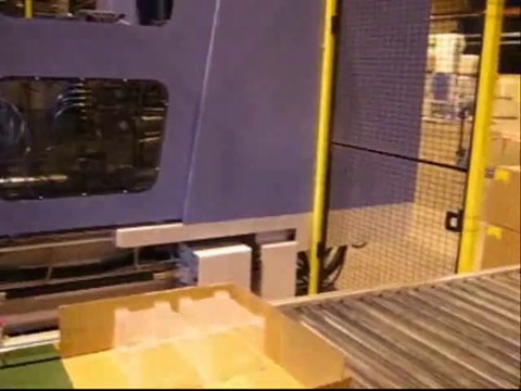 Enjeksiyon Robotu - W7 Ürün alma,etiketleme ve dizme otomasyonu