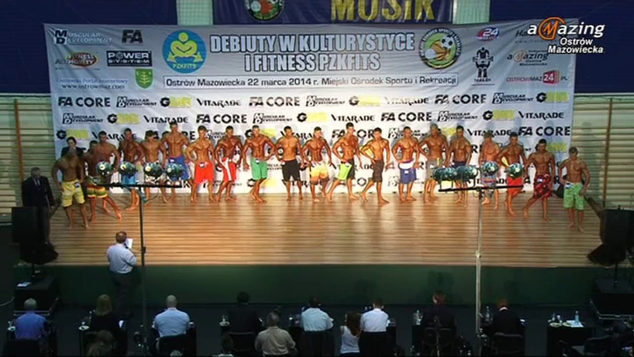 XII Debiuty Kulturystyczne PZKFiTS Ostrów Mazowiecka 2014