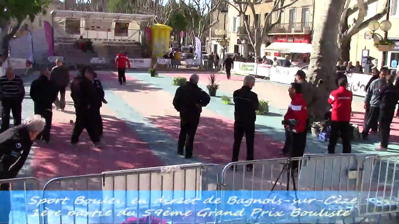 1ère partie de poule, 59 ème Grand Prix Bouliste, Bagnols-sur-Cèze 2014