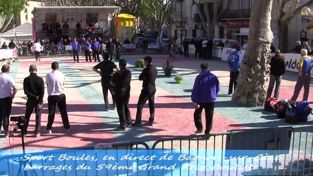 Barrages, 59 ème Grand Prix Bouliste, Bagnols-sur-Cèze 2014
