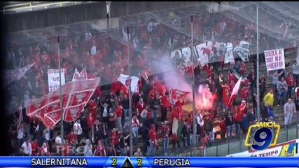 Salernitana - Perugia 2-2 | Sintesi |1^ Div Gir.B 33^ Giornata 27/04/2014