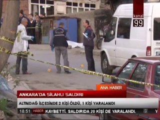 ANKARA'DA SİLAHLI SALDIRI