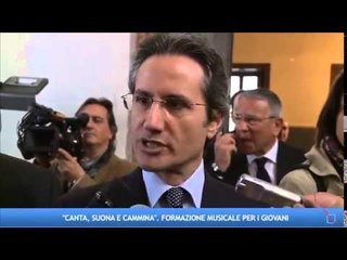 Caldoro - Canta, suona e cammina, progetto formativo per i giovani -1- (28.04.14)