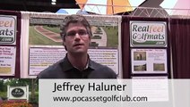 driving range golf mat review - jeffrey haluner pga show