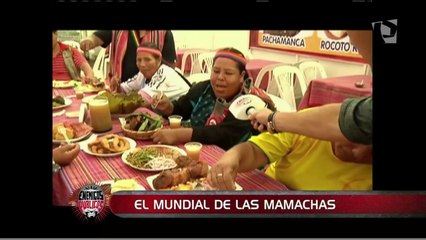 Las 'Mamachas' peruanas juegan su propio Mundial en Campo de Marte
