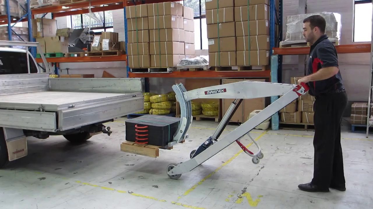 MAKINEX® Powered Hand Truck with Fork loading ute