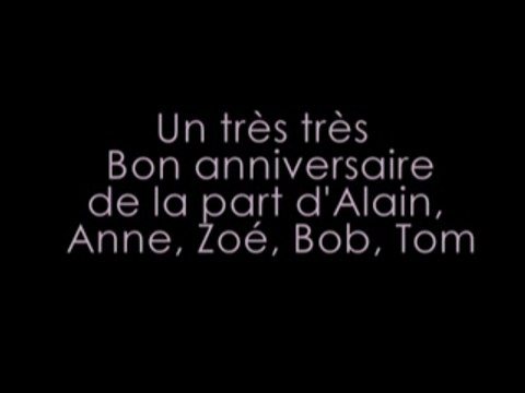 joyeux anniversaire marie