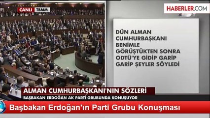 Başbakan Erdoğan'ın Parti Grubu Konuşması