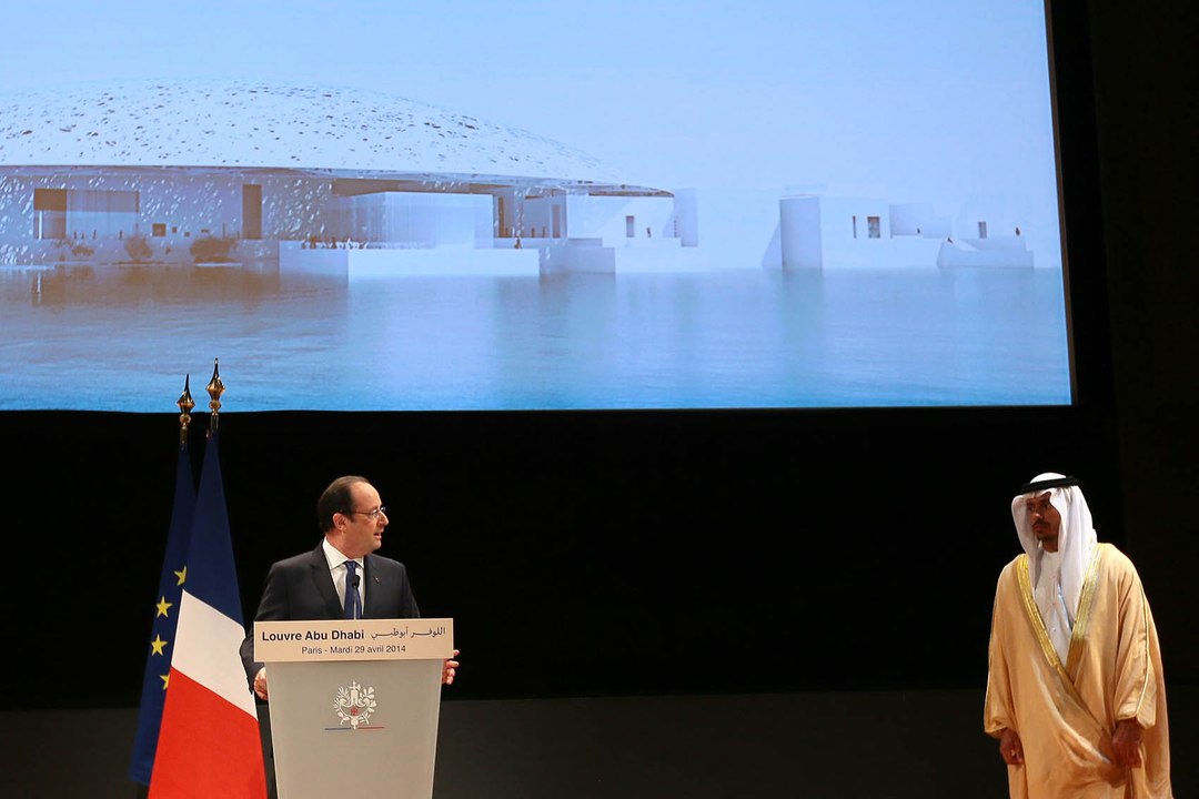 Inauguration de l’exposition "Naissance d’un musée, Louvre - Abu Dhabi"