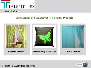 Home Textile Manufacturers in India