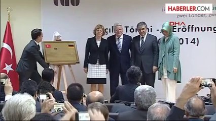 Alman Üniversitesi'nin Açılış Törenine Katıldı