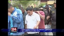 San Martín de Porres: la policía capturó a 25 delincuentes e incautó armas de fuego