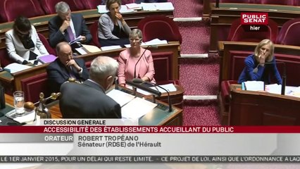 En séance - Projet de loi - Accessibilité pour les personnes handicapées