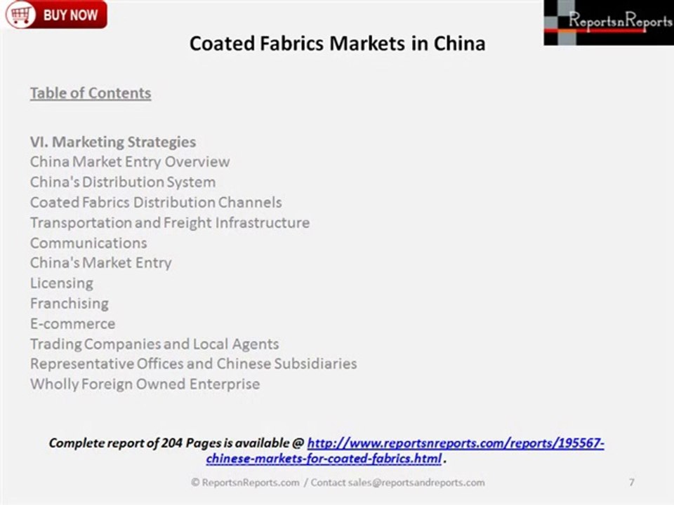 2023 Coated Fabrics Industry in China Analysis Research Report