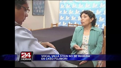 Javier Villa Stein asegura que no se inhibirá en revisión de caso Fujimori