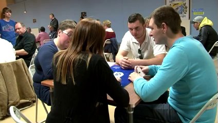 Concours de belote organisé par le club de tir Catésien.