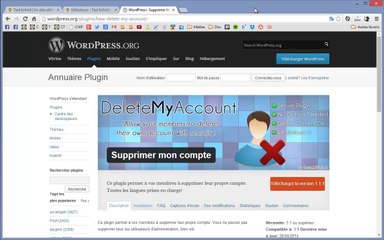 WordPress autorisez vos membres à supprimer leur compte