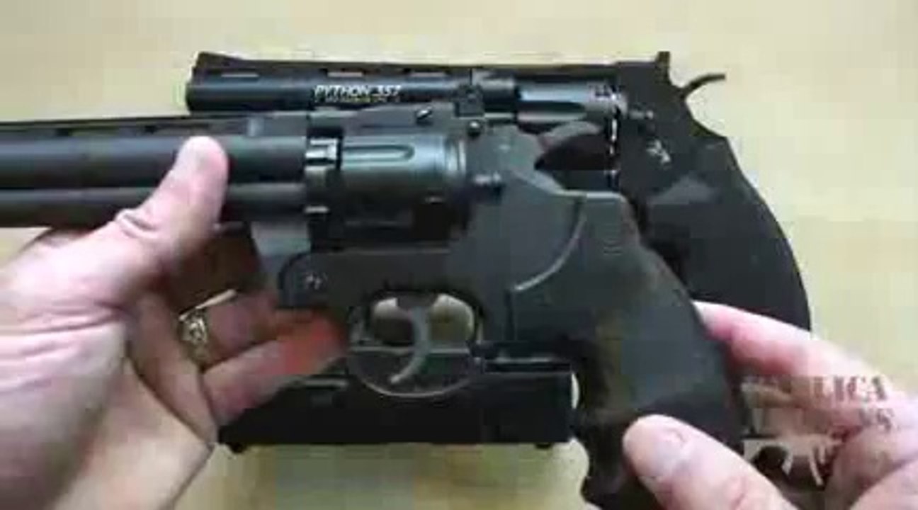 Umarex Walther PPS and Colt Python 357 CO2 BB Pistol Preview Video