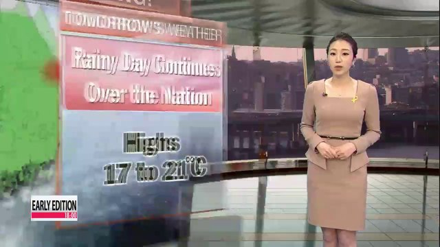 Rainy day continues with lower daytime highs