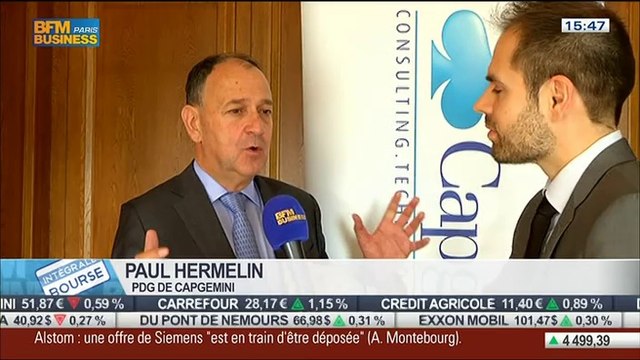 Capgemini: croissance de 2,3% du chiffre d'affaires au 1er trimestre 2014: Paul Hermelin, dans Intégrale Bourse – 29/04