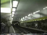 metro ligne 13 et ligne 1 paris 1991