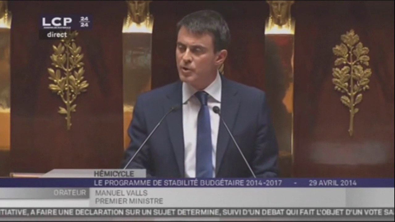 Valls : "J'assume, oui j'assume les choix qui sont faits"
