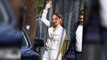Jennifer Lopez dazzles fans at Jimmy Kimmel appearance