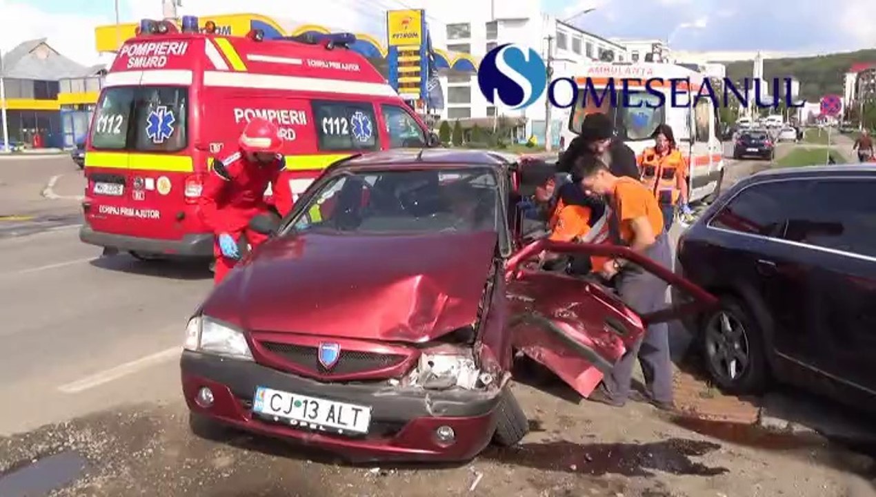 Accident 4 masini Gherla 29 aprilie 2014