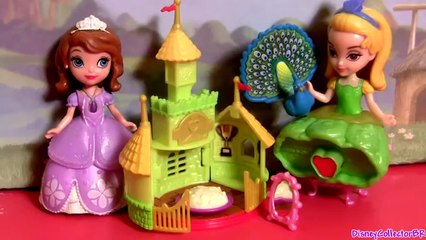 Sofia the First Princesita Amber with Peacock _ Castle set D