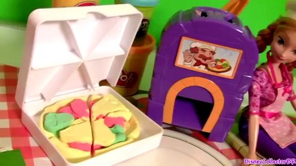 Download Video: Pizzeria Moon Dough Pan Pizza Playset with Magical Oven Play