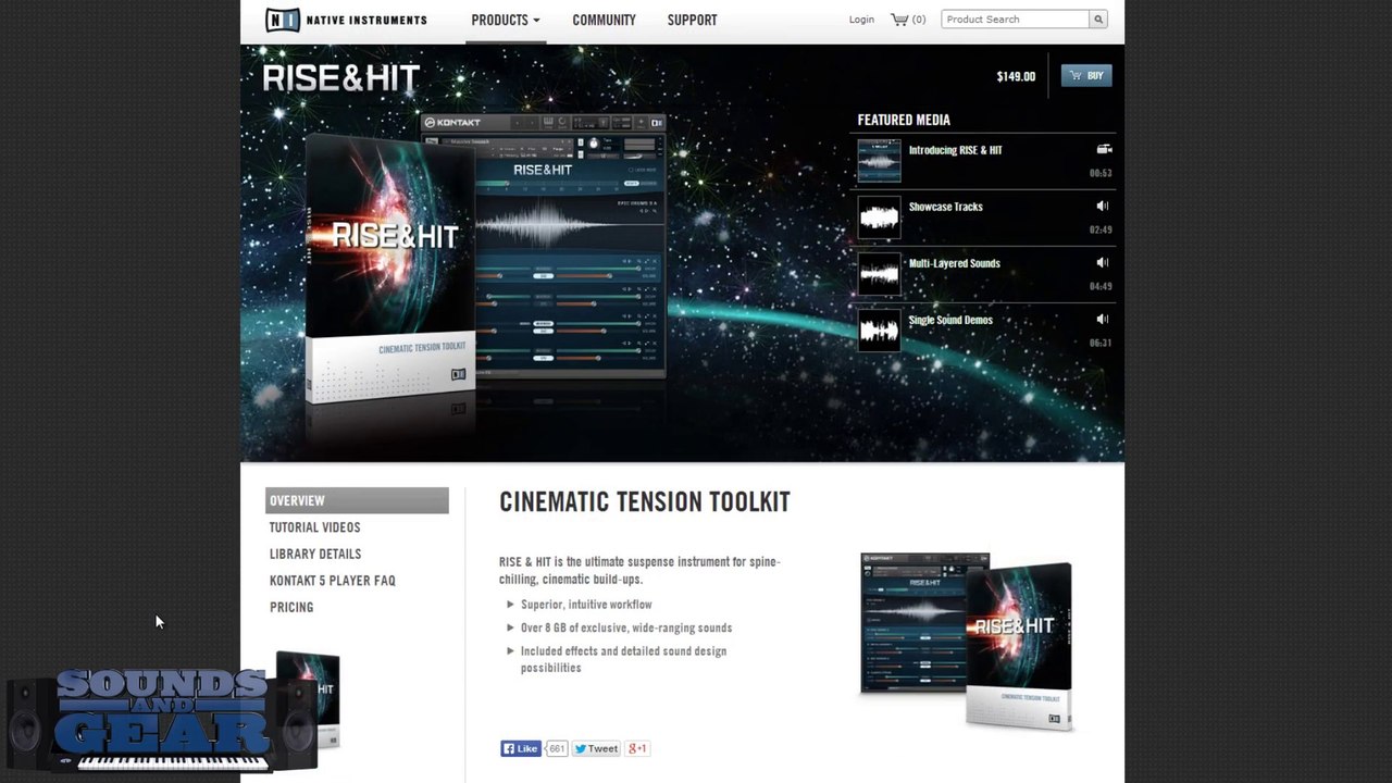 Native Instruments Rise & Hit Cinematic FX library review - SoundsAndGear.com