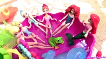 Frozen Fairies Elsa _ Anna @ Tinker Bell Pixie Slide Pool wi-1