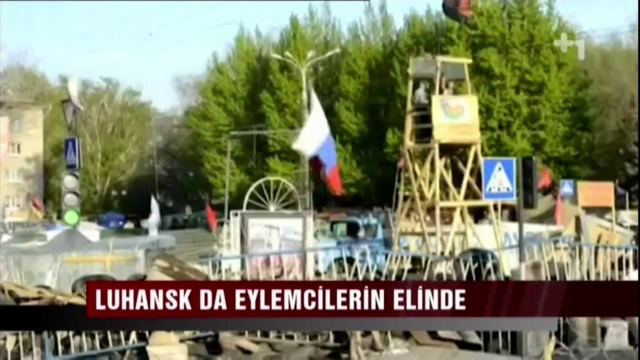 Luhansk da eylemcilerin elinde - Canlı Gaste