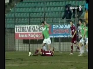 13η Πανθρακικός-ΑΕΛ 1-0  2011-12 (Τηλεάστυ)