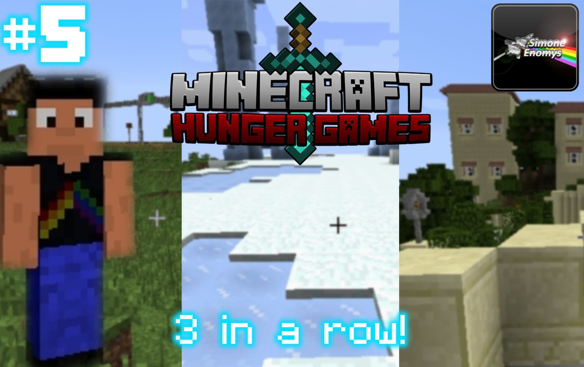 MINECRAFT HUNGER GAMES - 3 in a row!